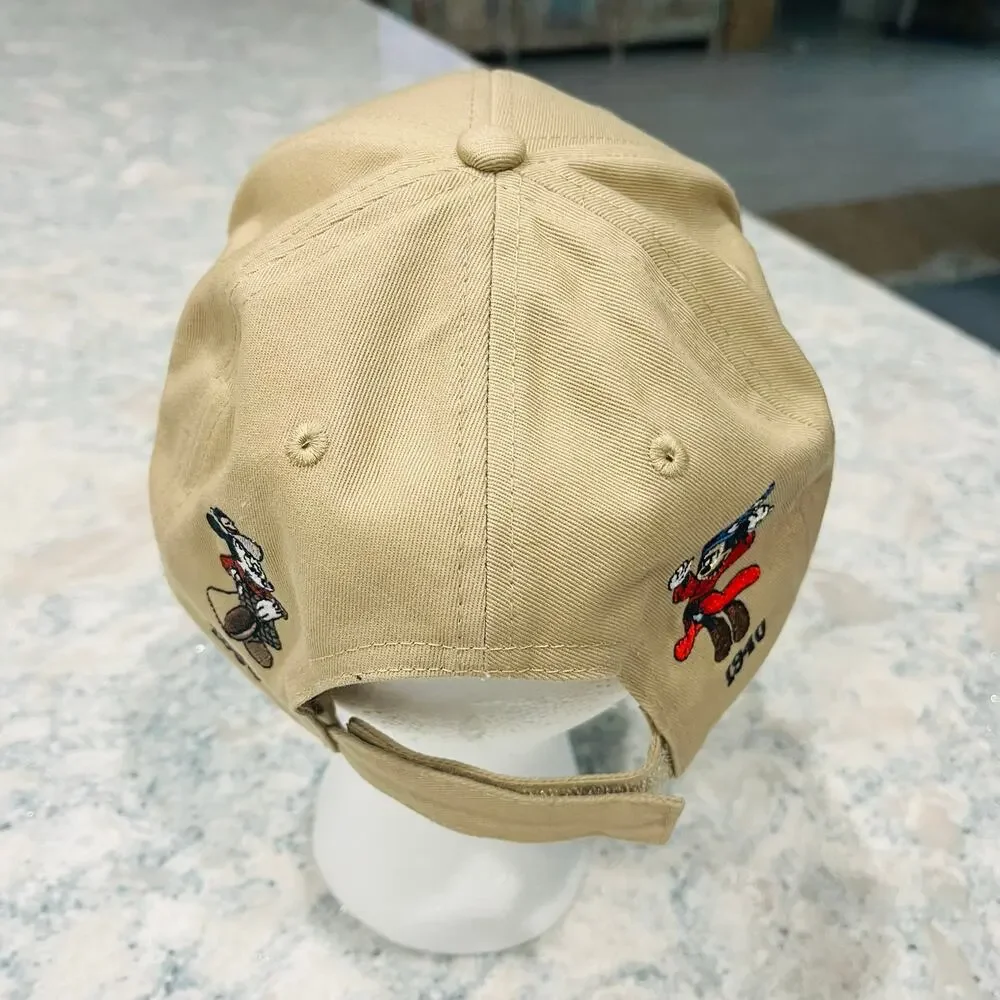 Disney Mickey Mouse Through The Years Hat Cap Vintage 1928 Today Florida Tan